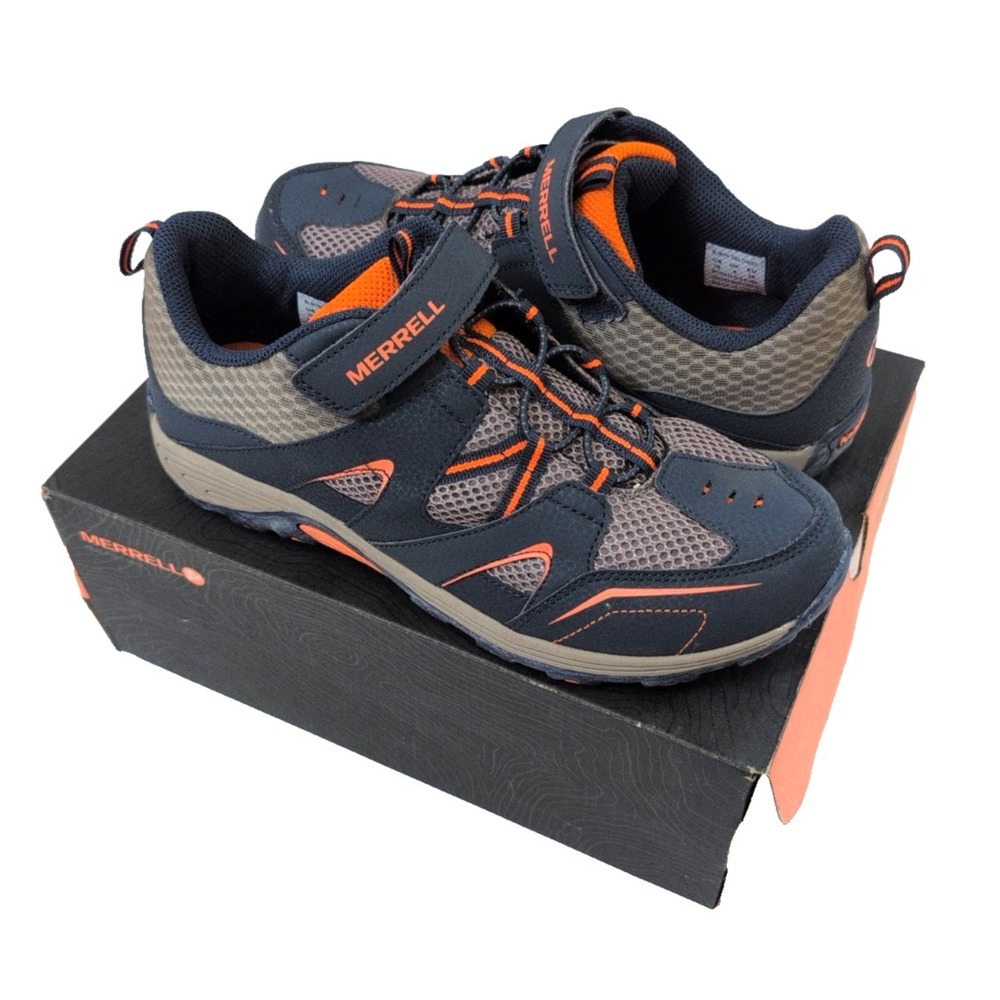 Merrell ML Trail Chaser Sneaker - Big Boys Size 7 -Navy Blue - New